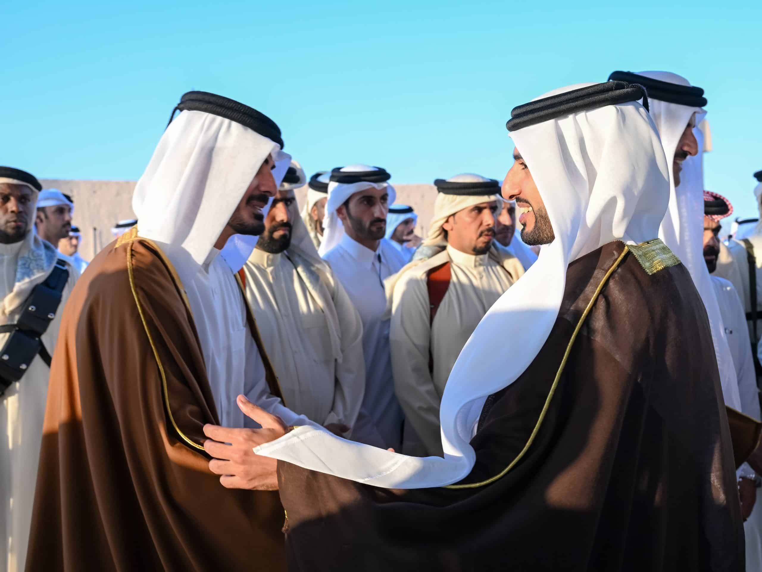 من داخل زفاف الشيخ خليفة بن حمد آل ثاني والشيخة فاطمة بنت ناصر آل ثاني