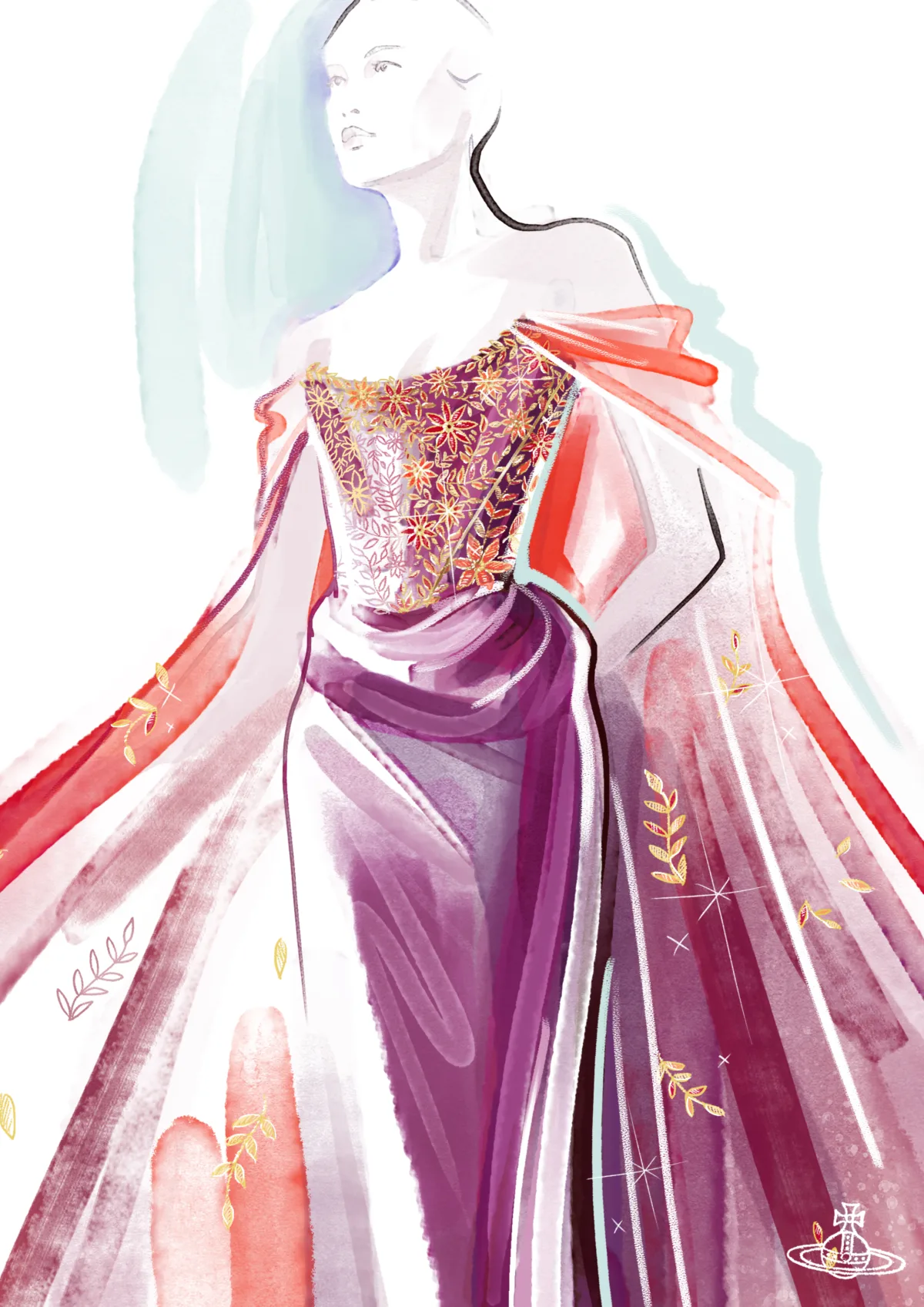 فيفيان ويستوود في أسبوع الرياض للأزياء