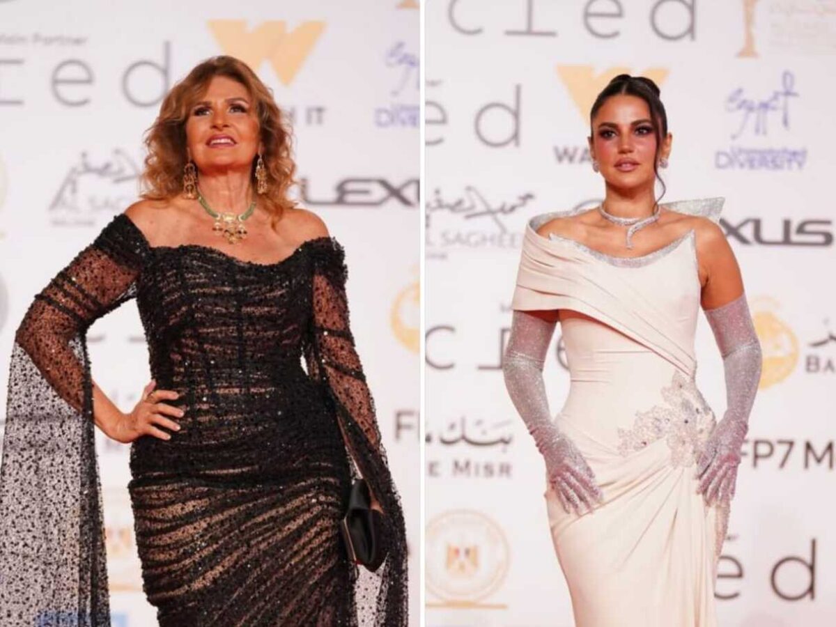 إطلالات النجمات في حفل افتتاح مهرجان القاهرة السينمائي في دورته الـ46