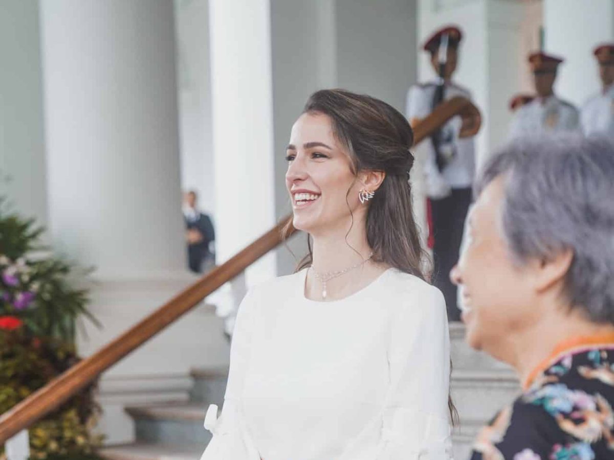 إطلالات الأميرة رجوة في سنغافورة