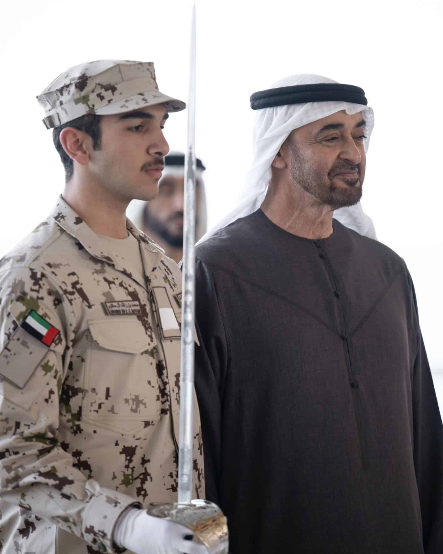 استقبال رئيس الدولة والشيخ محمد بن راشد لـ الشيخ محمد بن راشد بن محمد